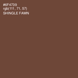 #6F4739 - Shingle Fawn Color Image